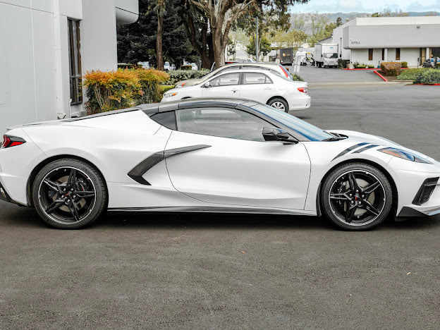 2020+ CHEVROLET CORVETTE C8 SIDE SKIRTS ROCKER PANELS GROUND EFFECTS